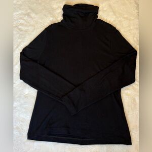 Banana Republic Black Soft Luxe Turtleneck